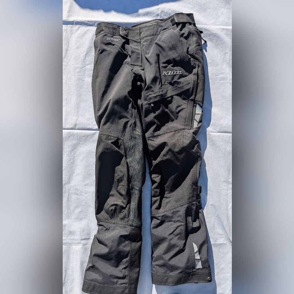 Klim Latitude Black Coretex Motorcycle Pants in Neat Condition XL